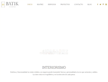 Tablet Screenshot of batikinteriores.com